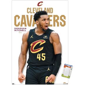 Trends International NBA Cleveland Cavaliers - Donovan Mitchell Feature Series 23 Wall Poster