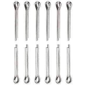 5mm x 40mm (DxL) Cotter Clip Pins - 25Pack - Good for Machinery - 304 Stainless Steel Hairpin Fasteners - Silver