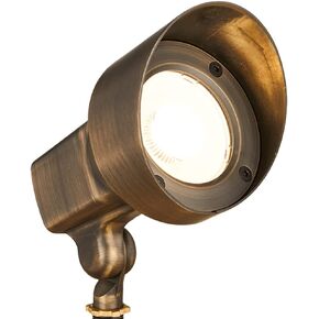 VOLT 120V 18W 4000K Integrated LED Brass Spotlight (1550 Lumens) for Landscape Lighting