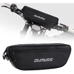 Universal Handlebar Bag, Water-resistant bike handle bar bag Reflective Front Storage Bag Compatible with Sur-Ron Light Bee X and S X160 X260 Talaria Motorcycle Electric Dirt Bike Snowmobile