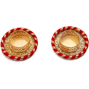 مجموعة من 2 ديكور ديوالي دياس T ضوء Tealight حامل شموع نذرية بدون شمع أضواء مصباح ديوالي الهدايا والديكورات ديكور احتفالي Deepawali Puja لهجات ديكور المنزل الاحتفالية in Kuwait