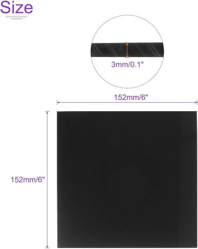 DMiotech صفائح UHMW بلاستيكية مقاس 6 × 8 × 1 بوصة، بولي إيثيلين عالي الوزن الجزيئي، لوح بولي إيثيلين أبيض غير شفاف للسيارات والكيماويات والتصنيع والمطبخ المنزلي بنفسك in Saudi Arabia