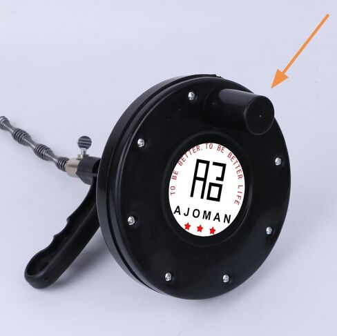 AJOMAN 25 Ft Drain Auger and 4 PCs Drain Snake Clog Remover for Kitchen, Bathrub, Bathroom, Toliet Sink Drain, Plumbing Snakes for Unclogging Drain Pipes, Comes with Work Gloves in Saudi Arabia