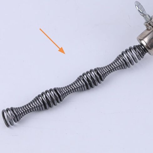 AJOMAN 25 Ft Drain Auger and 4 PCs Drain Snake Clog Remover for Kitchen, Bathrub, Bathroom, Toliet Sink Drain, Plumbing Snakes for Unclogging Drain Pipes, Comes with Work Gloves in Saudi Arabia