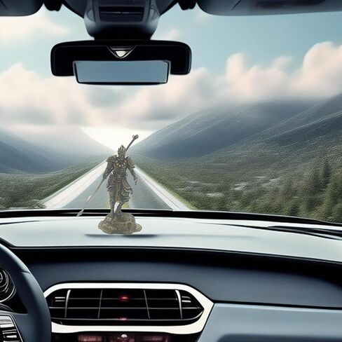 الأسطورة السوداء: منحوتة ووكونج النحاسية، مناسبة لتزيين حوض السمك الخاص بك، أو تزيين مكتبك، أو تزيين سيارتك الداخلية in Kuwait