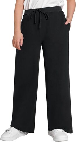 Weintee Women's Petite Wide Leg Sweatpants Petite Length in Kuwait