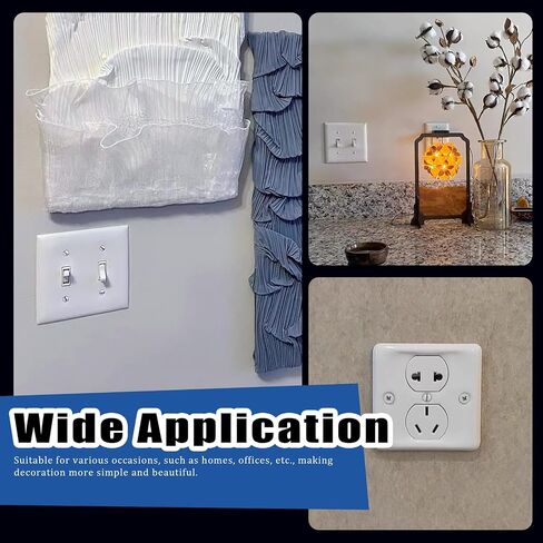 Glarks 245pcs Wall Plate Screws White with Nylon Round Spacers Set Long Electrical Outlet Screws Machine Screws Device Mounting Screws Outlet Plate Screw Faceplate Screw in Saudi Arabia