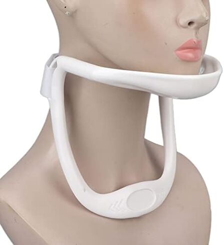 Neck Support, Adjustable Neck Brace for Aligning Neck, Spine Decompressed, Cervical Neck Traction Device, Shaping Cervical Collar for Women, Conducive to Correct Forward Head Posture(White) in Saudi Arabia