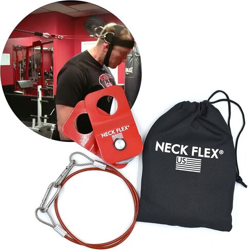 MMB Pro Series, Neck Muscle Trainer Kit, Functional Trainer & Neck Weight Lifting, Heavy-Duty Head Harness Weight Belt with Chain, Neck Builder, Resistance Band & Door Anchor, Neck in Saudi Arabia