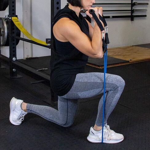 Serious Steel Resistance Tube Band Set Includes Handles, Door Anchor and Ankle Straps (100 lbs Set or 165 lbs Set) in Saudi Arabia