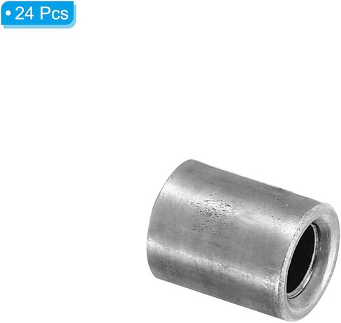 PATIKIL M4 Steel Spacers, 24 Pcs Metal Spacers Steel 4mm ID x 8mm OD x 10mm L Carbon Steel Spacer Screw Standoff Round for 1/6in or M4 Screw Bolts in Saudi Arabia
