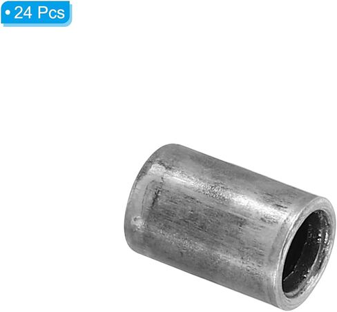 PATIKIL M4 Steel Spacers, 24 Pcs Metal Spacers Steel 4mm ID x 8mm OD x 10mm L Carbon Steel Spacer Screw Standoff Round for 1/6in or M4 Screw Bolts in Saudi Arabia