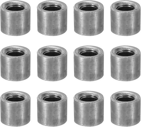 PATIKIL M4 Steel Spacers, 24 Pcs Metal Spacers Steel 4mm ID x 8mm OD x 10mm L Carbon Steel Spacer Screw Standoff Round for 1/6in or M4 Screw Bolts in Saudi Arabia
