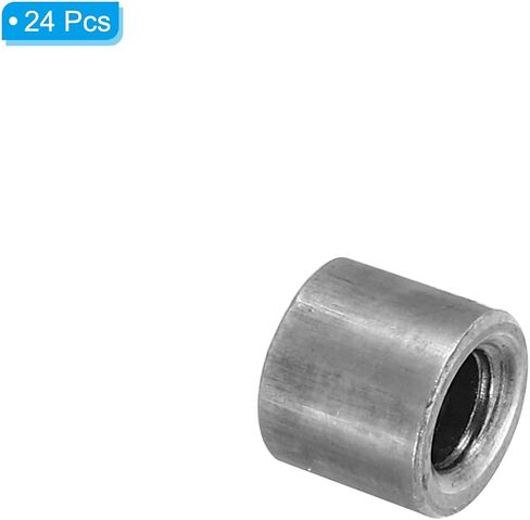 PATIKIL M4 Steel Spacers, 24 Pcs Metal Spacers Steel 4mm ID x 8mm OD x 10mm L Carbon Steel Spacer Screw Standoff Round for 1/6in or M4 Screw Bolts in Saudi Arabia