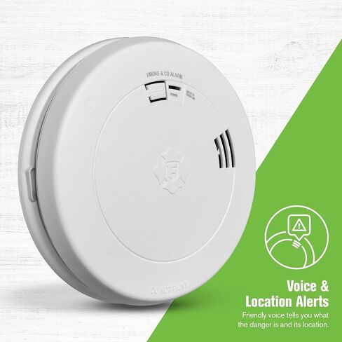 First Alert SMCO210, 10-Year Sealed Battery Combination Smoke & Carbon Monoxide Alarm with Slim Profile Design, 1-Pack in Saudi Arabia