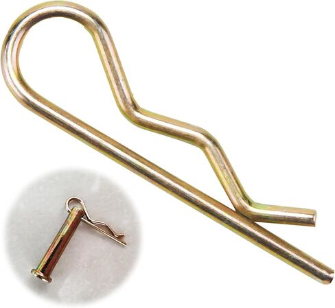 15 قطعة من دبوس صواميل المروحة، دبابيس ربط شديدة التحمل من الفولاذ المقاوم للصدأ على شكل حرف R للجرارات والمعدات الزراعية والشاحنات والسيارات والتخييم في الحديقة ومعدات الحدائق وأنظمة قفل دبوس الربط (M3 × 60 مم) in Kuwait