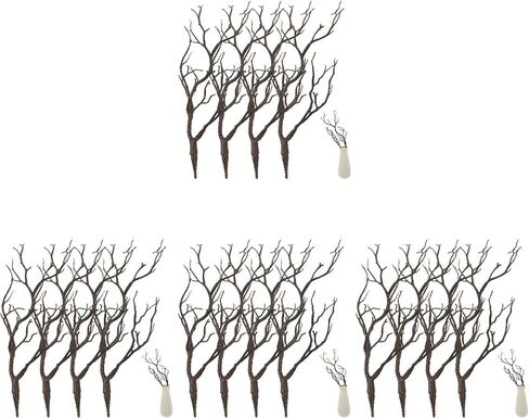 16 pcs Antler Shaped Tree Branches Decorative Plant Twigs Dried Antlers Stems Wedding Christmas Halloween Home Decor Party Supplies in Saudi Arabia