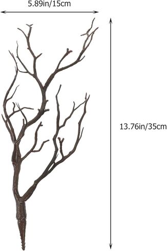 16 pcs Antler Shaped Tree Branches Decorative Plant Twigs Dried Antlers Stems Wedding Christmas Halloween Home Decor Party Supplies in Saudi Arabia