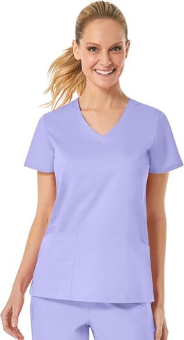 Maevn Eon by Back Mesh Panel Shaped V-Neck Top in Kuwait