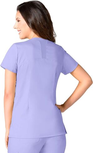 Maevn Eon by Back Mesh Panel Shaped V-Neck Top in Kuwait
