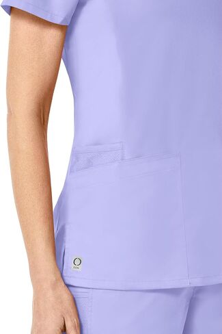 Maevn Eon by Back Mesh Panel Shaped V-Neck Top in Kuwait