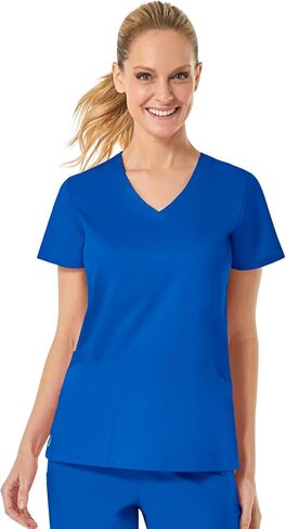 Maevn Eon by Back Mesh Panel Shaped V-Neck Top in Kuwait