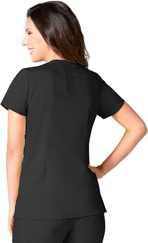 Maevn Eon by Back Mesh Panel Shaped V-Neck Top in Kuwait