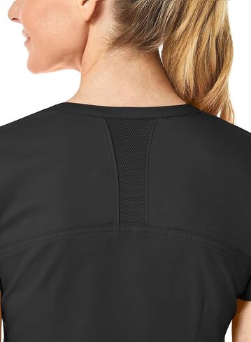 Maevn Eon by Back Mesh Panel Shaped V-Neck Top in Kuwait