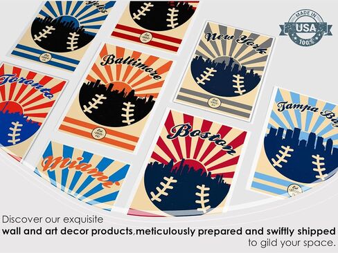 Baltimore Orioles Vintage Baseball Poster (12x18) Vintage Sports Decor Unframed Wall Art Print Poster Home Decor Premium baseball bedroom decor man cave decor baseball poster vintage sport decor in Saudi Arabia