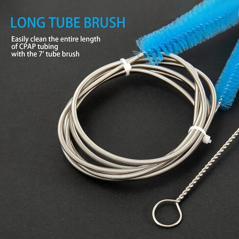 Tube Cleaning Brush and Handy Brush, Hose Cleaning Brush, Brush Diameter 15mm 19mm - Suitable for Cleaning 7 Feet Tubing and Most Hose Type in Kuwait