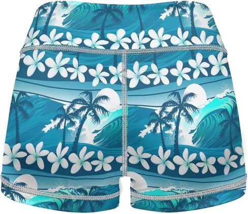 Dreaweet High Waist Biker Shorts for Women with Pockets 10" Soft Stretch Yoga Athletic Running Workout Shorts in Saudi Arabia