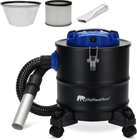 1200W Ash Vacuum 5 Gallon Ash Vacuum Cleaner Collector Bucket with Blow Function for Pellet Stoves, Wood Stoves, Fireplaces, BBQ Grills, Fire Pits in Saudi Arabia