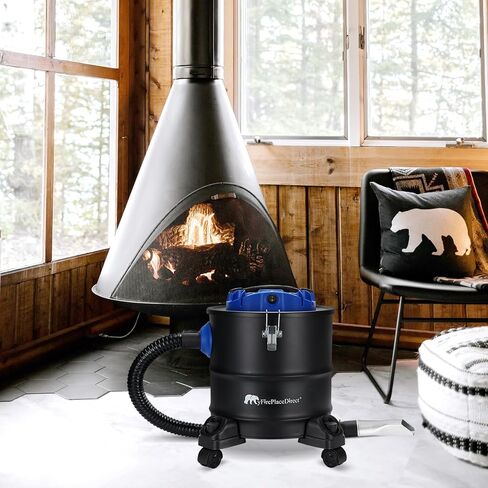 1200W Ash Vacuum 5 Gallon Ash Vacuum Cleaner Collector Bucket with Blow Function for Pellet Stoves, Wood Stoves, Fireplaces, BBQ Grills, Fire Pits in Saudi Arabia