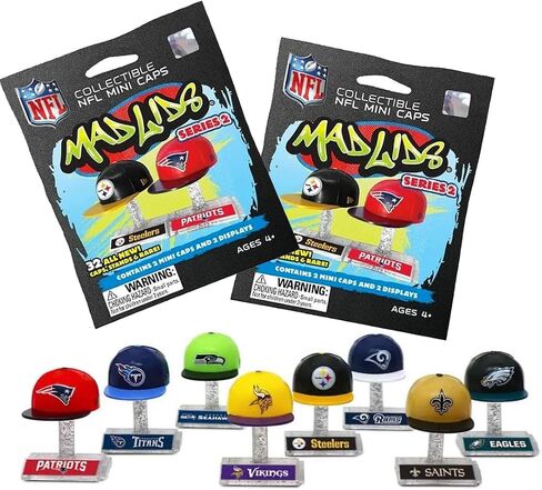 فريق كرة القدم الدلافين البوب ​​الشكل Tua Tagovailoa Player Bunded wth Mad Lids Cap Blind Bag 2 Pack Case National League 3-Items in Saudi Arabia