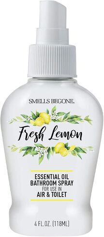 SMELLS BEGONE 4 oz Essential Oil Air Freshener Bathroom Spray - Eliminates Bathroom & Toilet Odors - Made with Essential Oils - Eucalyptus Mint Scent in Saudi Arabia