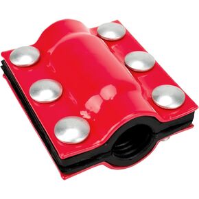 3/4 inch Pipe Repair Clamp, Emergency Kit for Plastic and Metal Pipes red(OD25mm-27mm)
