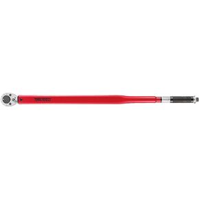 Teng Tools 3/4 Inch Drive Torque Wrench 50-300 ft/lb - 3492UAG-E, Red