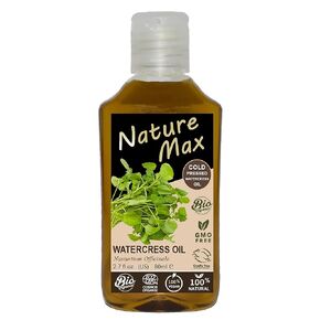 Nature Max Watercress Oil Roquette Rucola Arugula Rugula Cress Cold Pressed Non Gmo Pure Organic Natural Herbal (2.7 oz / 80 ml) Cooking & Hair & Skin & Body