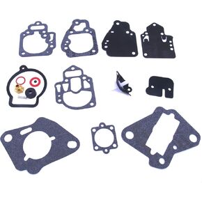 SouthMarine Boat Motor 1395-9761-1 1395-97611 9645 9761 9377 9179 9803 9725 811357 Carburetor Repair Kit for Mercury Mariner Outboard Engine 6HP 8HP 9.9HP 10HP 15HP 20HP 25HP, for Sierra 18-7212