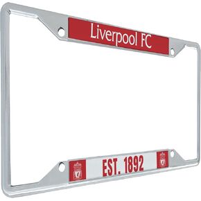 Desert Cactus Liverpool FC License Plate Frame Football Soccer Car Tag Holder for Front or Back of Car Officially Licensed Metal (Frame - Design 2)