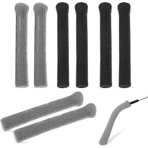 FRCOLOR Nonslip Elastic Comfort Eyeglasses Temple Tips Sleeve, Knitting Eyeglass Ear Grips Eyeglass Ear Cushions Glasses Accessories