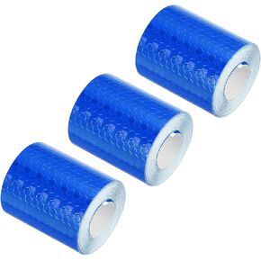 PATIKIL Reflective Tape, 3 Pack 2IN x 10FT Waterproof Self-Adhesive High Visibility Warning Safety Tape Outdoor Reflective Stickers for Cars Trucks Trailers, Fluorescent Green in Kuwait