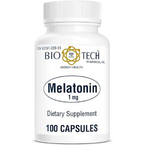 Bio-Tech Pharmacal Melatonin (5mg, 100 Capsules)