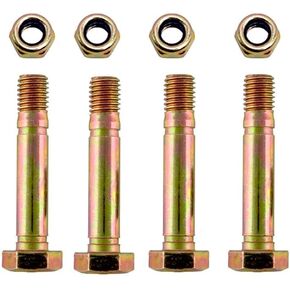 (Pack of 4 52100100 52100 Snow Blower Shear Pins Bolts & Nuts for Ariens Snowthrower Rotary 5575