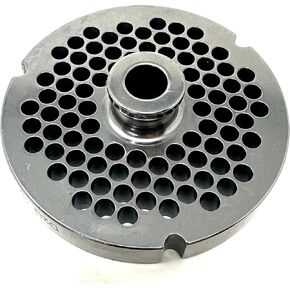 #32 Meat Grinder Plate, Hubbed, 15 mm Width, D2 Steel (3/8 Inch)