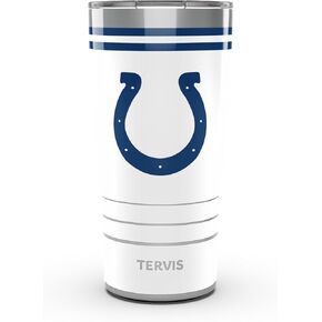 Tervis Traveler NFL Indianapolis Colts - Arctic Triple Walled Insulated Tumbler Travel Cup Keeps Drinks Cold & Hot, 20oz, Stainless Steel