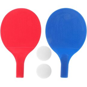 VANZACK Plastic Table Tennis Paddles and Balls Set Pong Racquets Pingpong Balls Table Tennis Equipment for Adult Practice Training