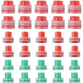 Sealing Gasket 30PCS Green Universal Rubber Fastener Washer Leak-Proof Red Faucet