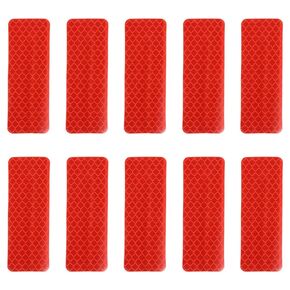 PATIKIL Reflective Stickers, 30 Pcs Safety High Visibility Reflective Sticker Waterproof Driveway Reflectors for Bicycle, Motorcycle, Silver (Rectangle)