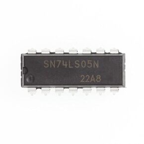 10 Pieces SN74LS05N Logic Gates IC DIP-14